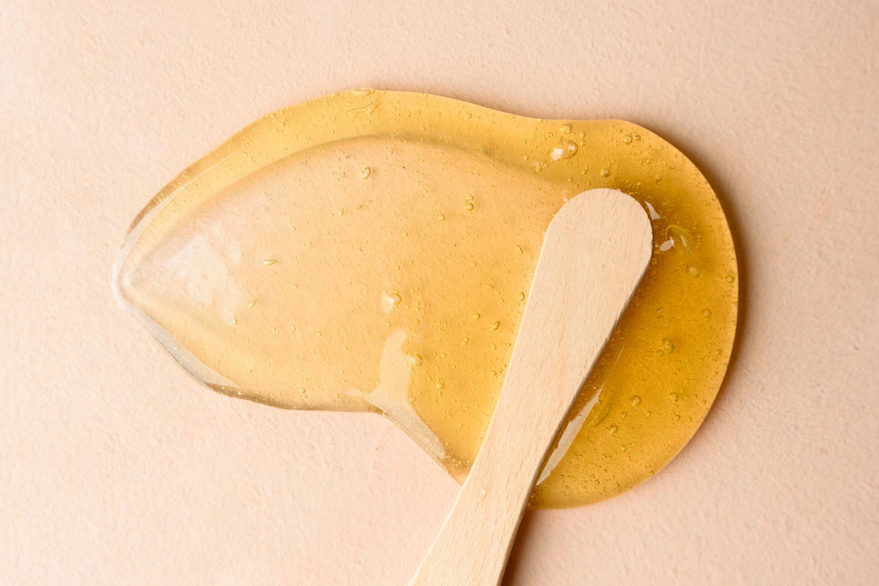 Liquid Sugar Wax Smear with Wooden Stick 