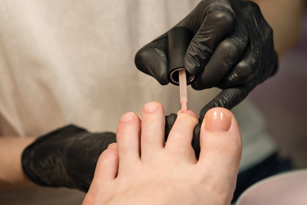 Woman Getting Pedicure